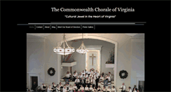 Desktop Screenshot of commonwealthchorale.org