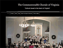 Tablet Screenshot of commonwealthchorale.org